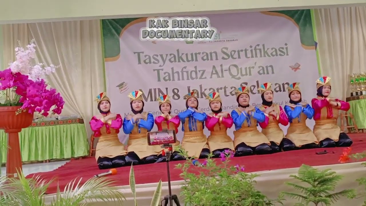 Keren!!! TARI SAMAN dalam acara TASYAKURAN SERTIFIKASI TAHFIDZ MIN 8 JAKARTA SELATAN