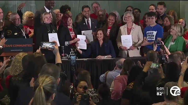 Gov. Whitmer signs gun violence prevention bills in East Lansing