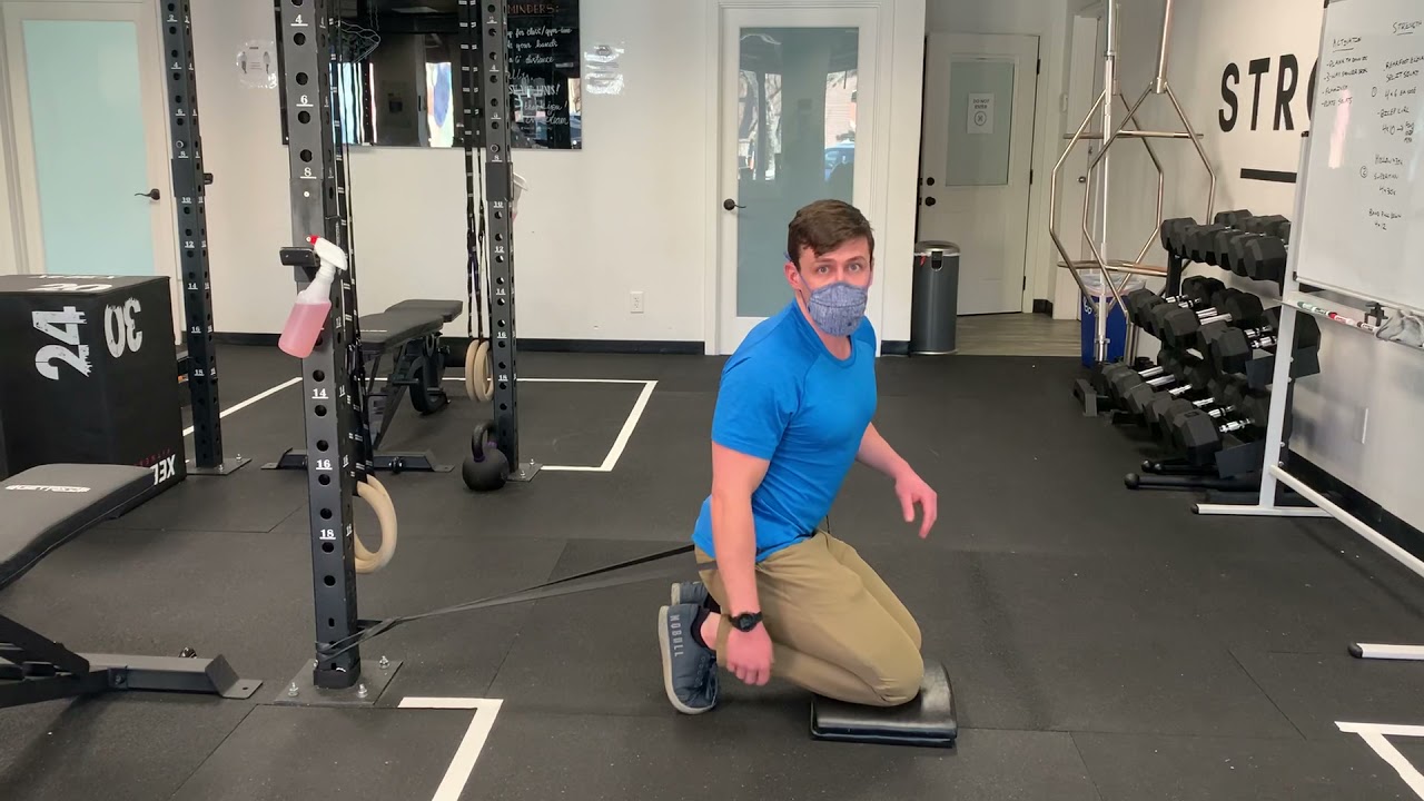 Kneeling Band Hip Hinge YouTube