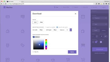 Nucleo - Export SVG Sprites