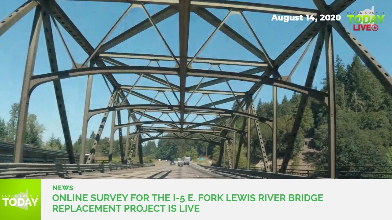 Online survey for the I5 E. Fork Lewis River Bridge replacement