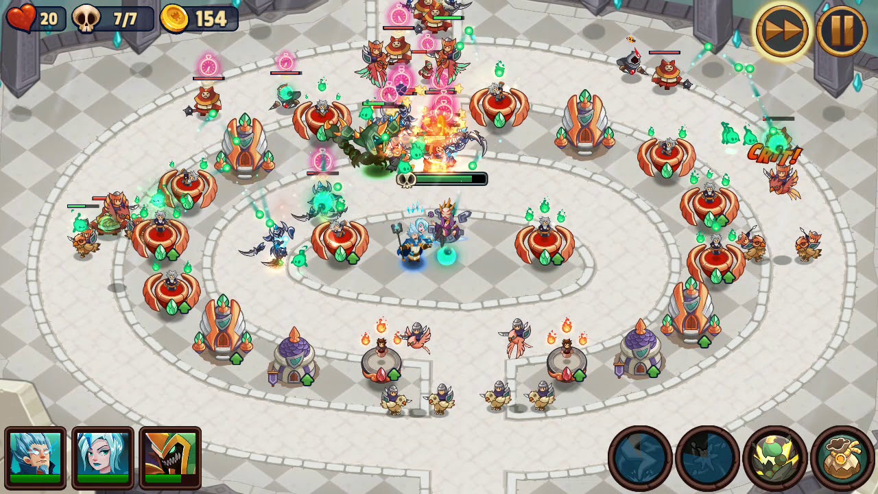 Realm Defense level 90 3 stars no potions ! new hero ! world 4 !