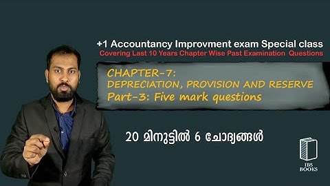 PEQ-C7:DEPRECIATION PART-3:FIVE MARKS QUESTIONS