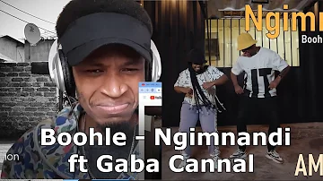 Boohle - Ngimnandi ft Gaba Cannal | Official Music Video | Amapiano Music Reaction