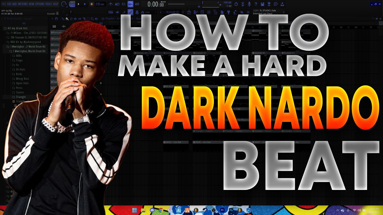 How To Make A HARD Nardo Wick Type Beat | FL Studio 20 Tutorial - YouTube