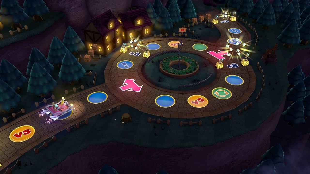 Mario Party 10 Mario Party #910 Rosalina vs Daisy vs Toad vs Peach Haunted Trail Master Difficulty