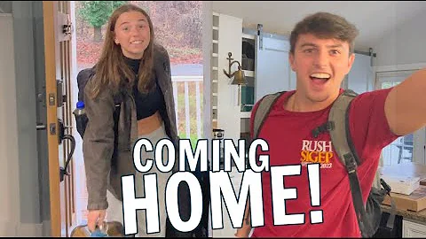 FIRST Time HOME In SIX MONTHS | Brennan and Katie ...