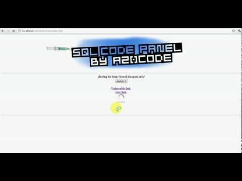 SQLCode PHP panel version 1.0 test crawler  & scan