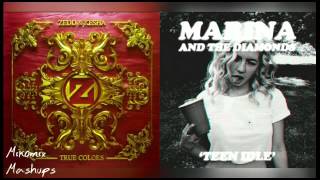 Teen Colors - Zedd, Ke$ha, & Marina and The Diamonds (Mashup)
Enjoy!
Finally! Ke$ha is now freed but Sony will not promote her music anymore. :(
Teen Idle is my fave MATD song ever since Electra Heart was realeased. True Colors just got stuck in my head. And I just made this mashup.
Songs used:
·Teen Idle by Marina & The Diamonds (Official Instrumental)
·True Colors by Zedd & Ke$ha (Almost Studio Acapella) Teen Colors - Zedd, Ke$ha, & Marina and The Diamonds (Mashup)