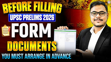 UPSC Documents Required 2026 | UPSC Form Filling 2026 Documents Required | by Rohan Sir | Nirnay IAS