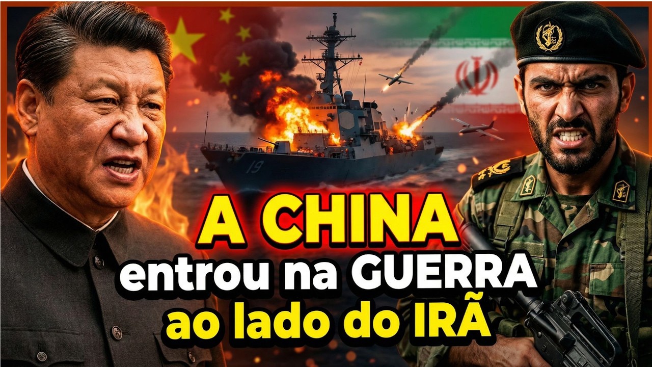 A China entrou na GUERRA -  o que ela fez pelo IRÃ em silêncio muda TUDO