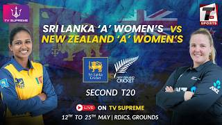 Sri Lanka Women’s ‘A’ vs New Zealand Women’s ‘A’ | 2nd T20 Highlights