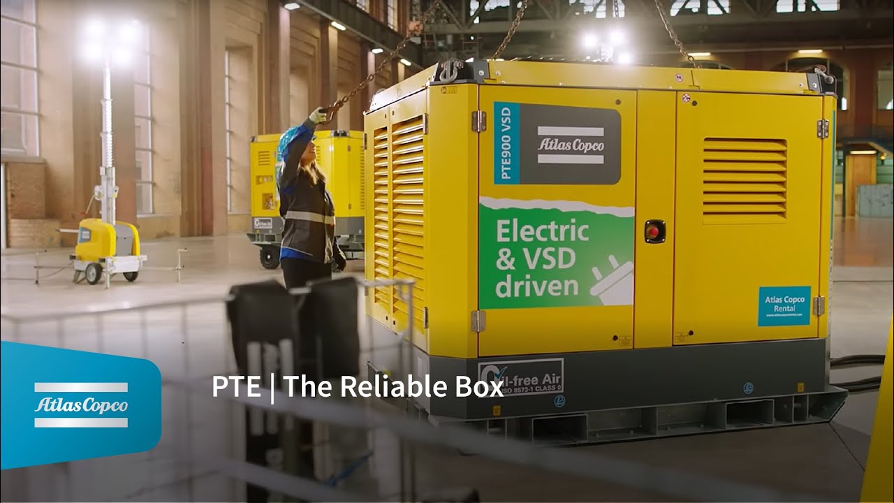 PTE 900 VSD plus: compact and powerfull electric compressor