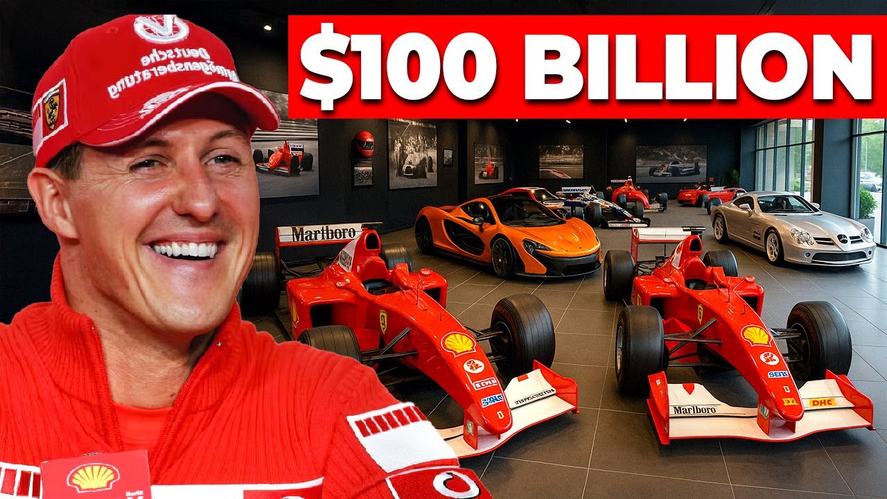 Коллекция автомобилей Михаэля Шумахера стоимостью 100 миллионов долларов — иконы Формулы-1, супер...