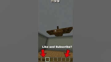 Minecraft Simple Ceiling Fan Build! 💨