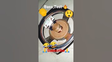Thumbnail of treme bass test then this happened #shorts #bassboosted #music #basstest #bass #viral #speaker