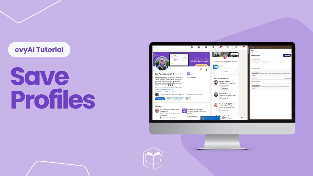evyAI Profile Saver Tutorial | How to Organize and Save Contacts Fast