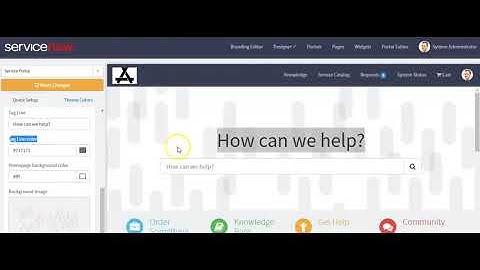 Service Portal Tutorials - Part 1 (Portal / Page / Widget in Kingston Version)