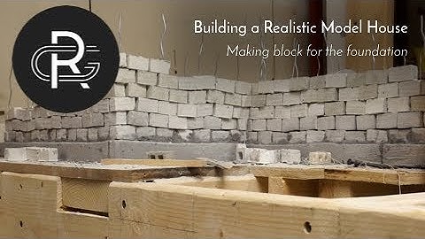 Building a Realistic Model House, Part 5: Making a bunch of block