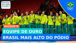 JOGOS PAN-AMERICANOS l BASQUETE FEMININO DO BRASIL É OURO