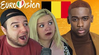 Jérémie Makiese - Miss You - Belgium - Eurovision 2022 | AMERICAN COUPLE REACTION