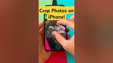 The Fastest Way to Crop Photos on iPhone! #trending #tips #tech #Shorts