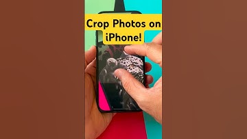 The Fastest Way to Crop Photos on iPhone! #trending #tips #tech #Shorts