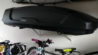 Car roof box storage option