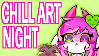 CHILL ART NIGHT w/ @savmanart