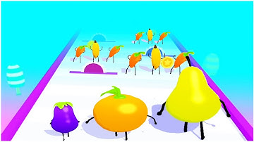 Fruit Fun Race 3D (Early Access) - Gameplay Walkthrough - Levels 1-14