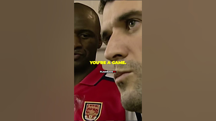 Roy Keane and Patrick Vieira Discuss their Rivalry