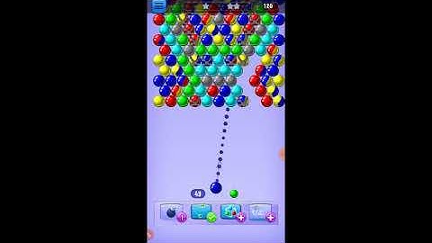 bubble shooter level 143 GamePlay difficult to end