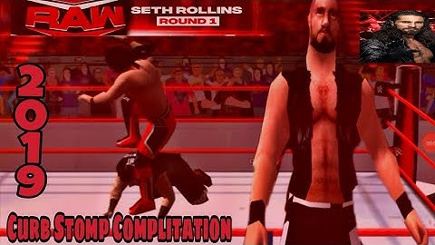 WWE 2K20 PSP Seth Rollins Curb Stomp Complitation 2019 By Phenomenal Saviour