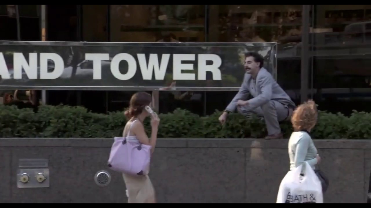 Borat Shits Before Trump Tower