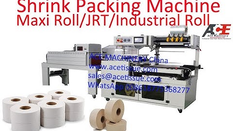 Automatic Kitchen Towel Shrink Packing Machine for Maxi Roll Industrial Roll Tissue✨