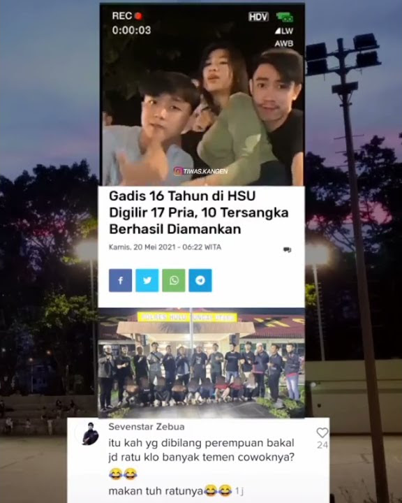 VIRAL!! Gadis umur 16 tahun digilir 17 pria diperkosa Viral tiktok