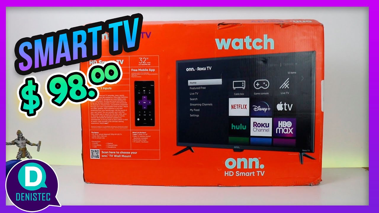 Pantalla Led Onn 32'' Hd Roku Tv Reacondicionada