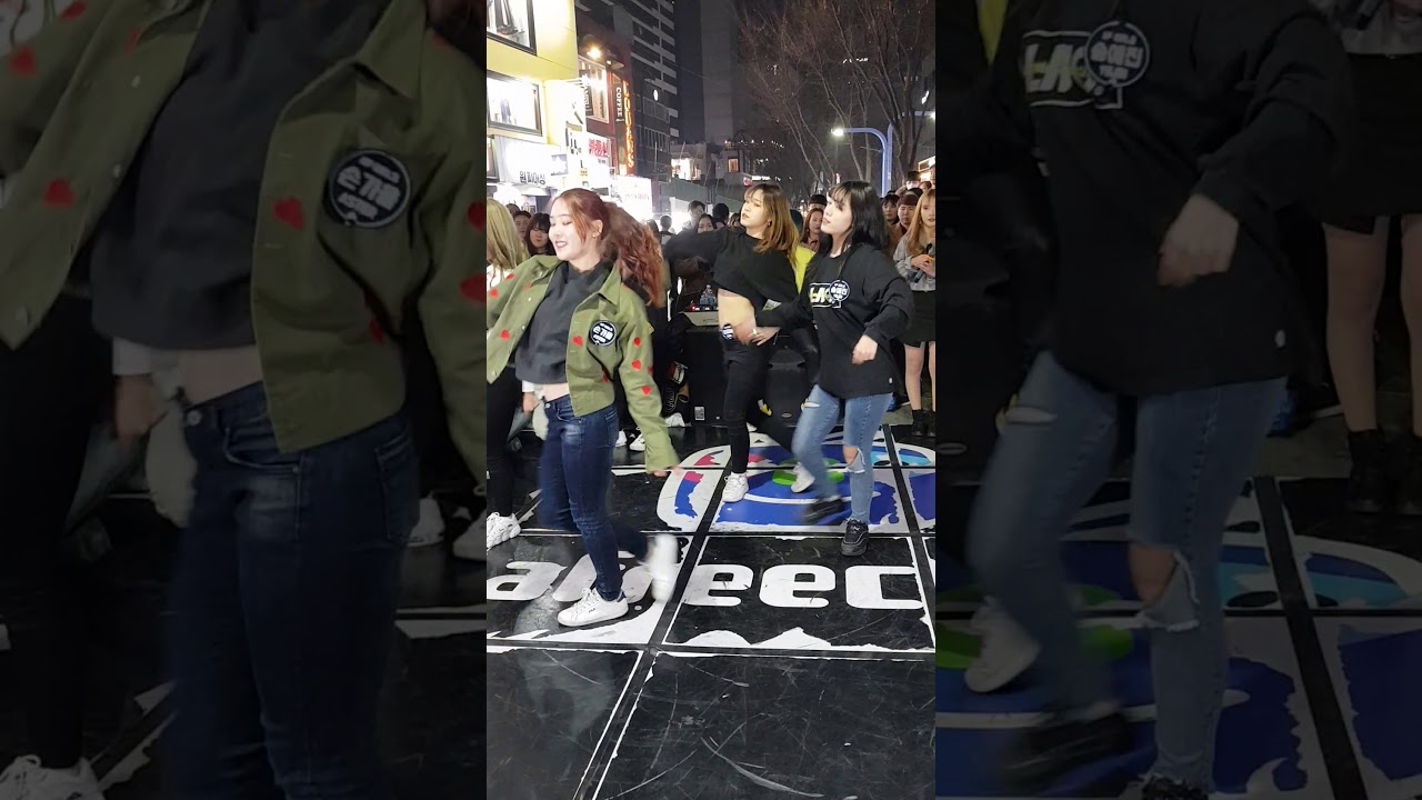 190302 %% - 춤추는 곰돌 홍대 버스킹 직캠ㅣEung Eung - AF STARZ Hong-dae busking fancam