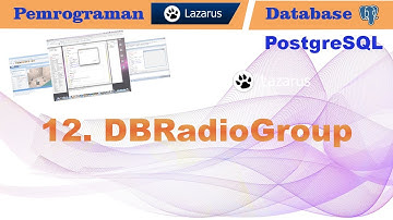 Lazarus Programming & PostgreSQL 12 Database DBRadioGroup