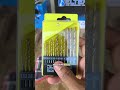 Paket Lengkap 13 Pcs Mata Bor Besi Plus 5 Pcs Mata Bor Pembuka Baut Rusak #mesinbor #bautdo/