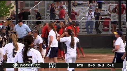 2014 RMAC Softball Final Metro State vs Fort Lewis -- Walk-Off Homer to win the Championship!