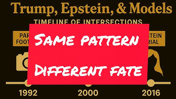Same Pattern. Different Fate: Trump, Epstein, and the Modeling Pipeline