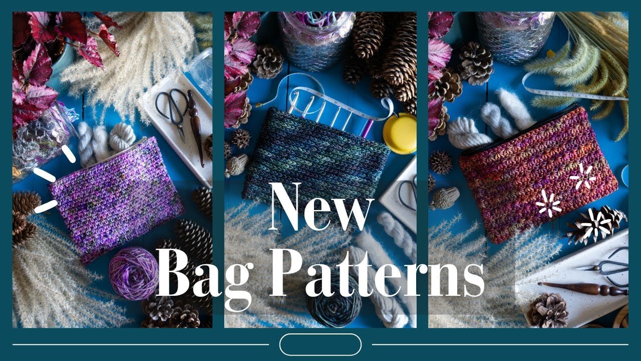 3 быстрые и простые вязаные крючком сумки — шить не нужно! 🧶 Идеальные подарки ручной работы