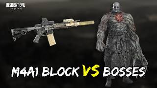 Resident Evil 9 - Max Level M4A1 BLOCK VS All Bosses | Insanity Difficulty - No Damage 4K 60 FPS