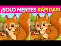 ¿Puedes ver las 3 DIFERENCIAS en 60 SEGUNDOS? 🧔🏻‍♂️🍄👧🏼 10 DESAFÍOS Visuales para MENTES RÁPIDAS 🧠