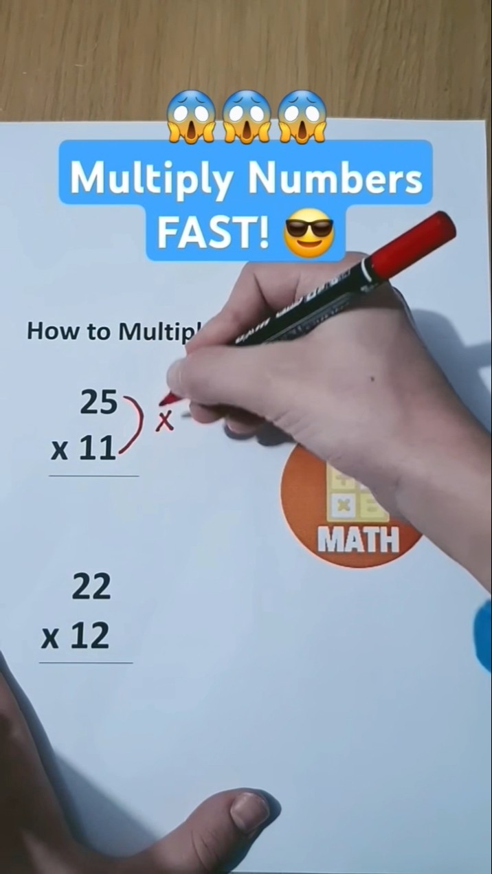 Multiplication Tricks to Make Mathematics Fun and Easy 😉 #maths
