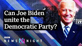 How can Joe Biden keep the Democrats' progressive wing on side? - BBC Newsnight