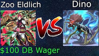 $100 DB Wager Zoodiac Eldlich Vs Dino Yu-Gi-Oh! 2021 $100 DB Wager Zoodiac Eldlich Vs Dino Yu-Gi-Oh! 2021