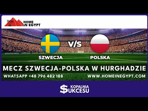 Mecz Polska-Szwecja w Hurghadzie.