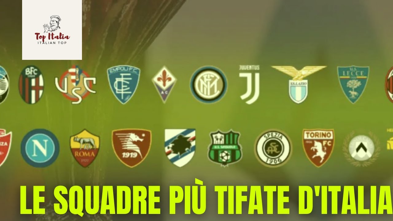 Squadre Più Tifate In Italia 2016